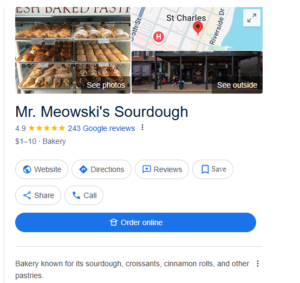 Mr. Meowski's bakery